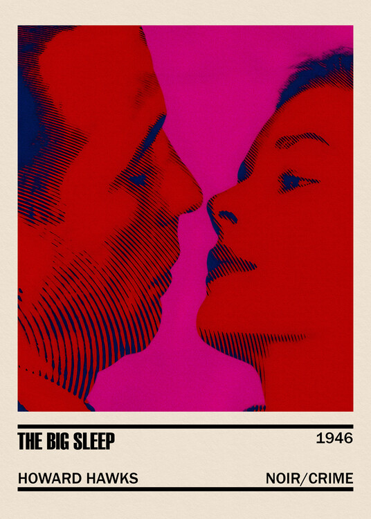 Αφίσα The Big Sleep Movie Minimalist
