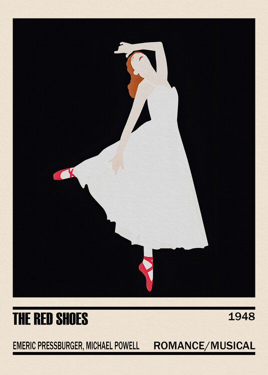 Αφίσα The Red Shoes Movie Minimalist