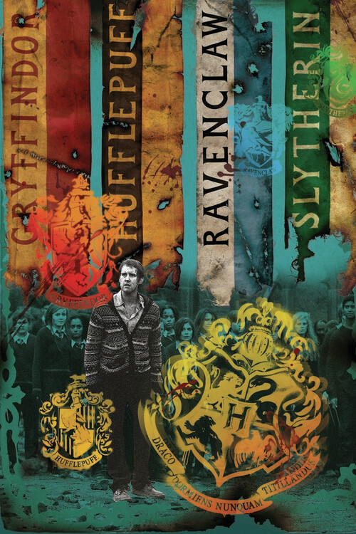 Canvas Print Harry Potter - Battle of Hogwarts