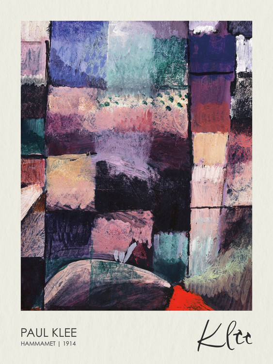 Levně Plakát, Obraz - Hammamet (1914), Paul Klee, 30 × 40 cm