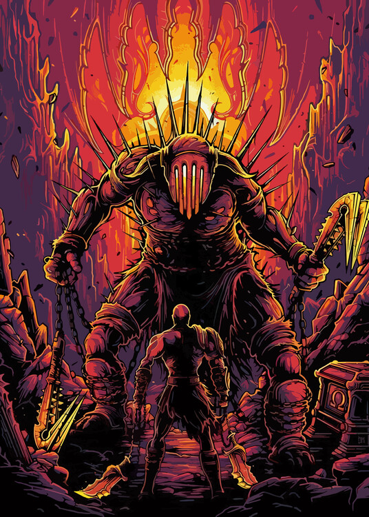 Poster God Of War Kratos