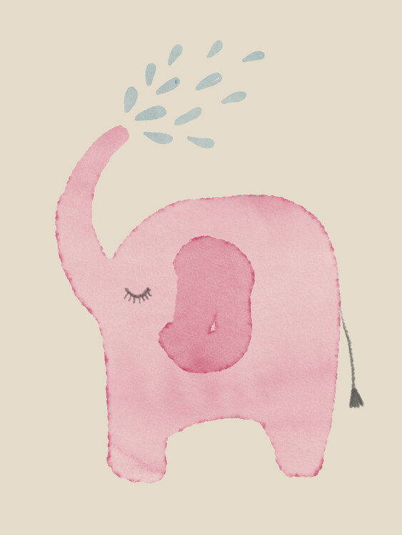 Poster Pink Elephant