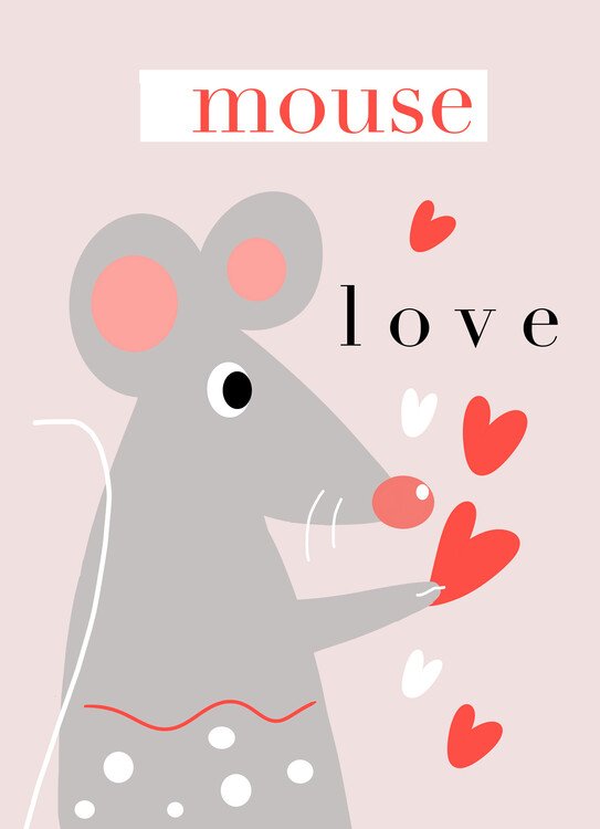 Plakát Mouse Love