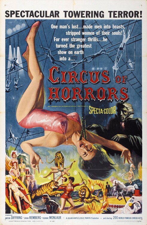 Plakát Circus Of Horrors
