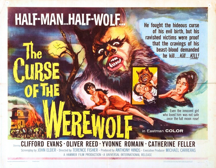 Schilderij op canvas Curse Of Werewolf 02