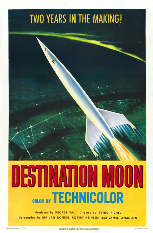 Obraz na plátně Destination Moon