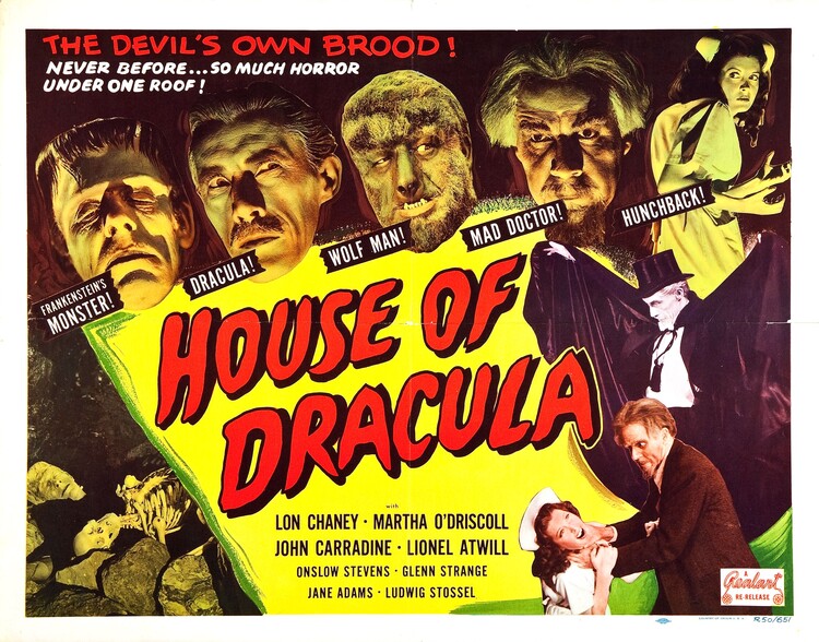 Bild auf Leinwand House Of Dracula 03