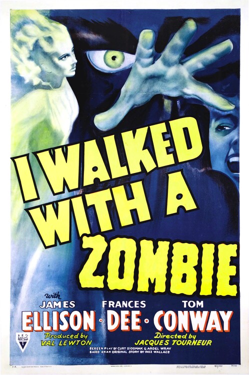 Schilderij op canvas I Walked With Zombie
