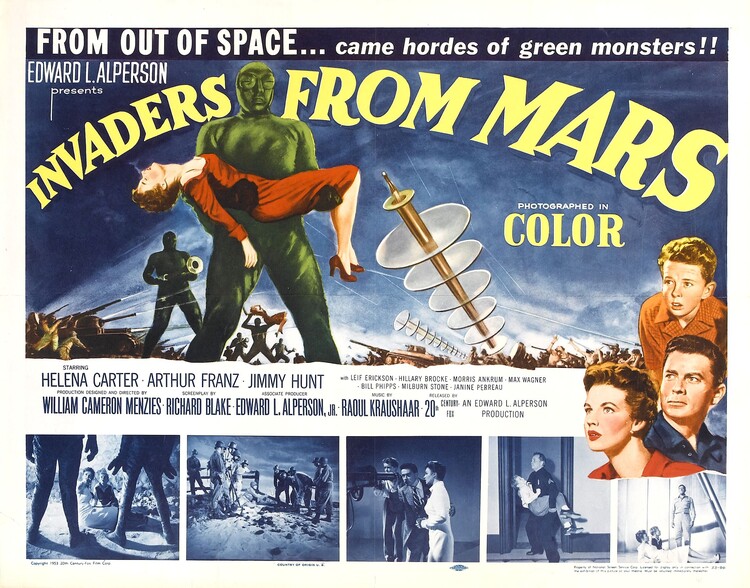 Obraz na plátně Invaders From Mars 05