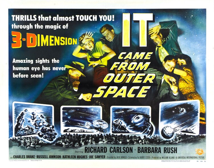 Cuadro en lienzo It Came From Outer Space 1953 06