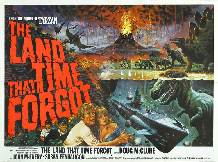 Billede på lærred Land That Time Forgot 04
