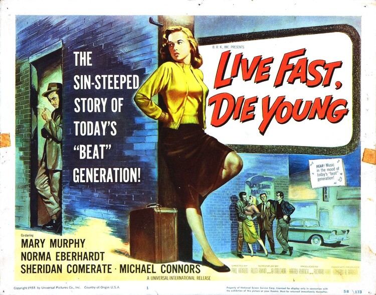 Poster Live Fast Die Young 02