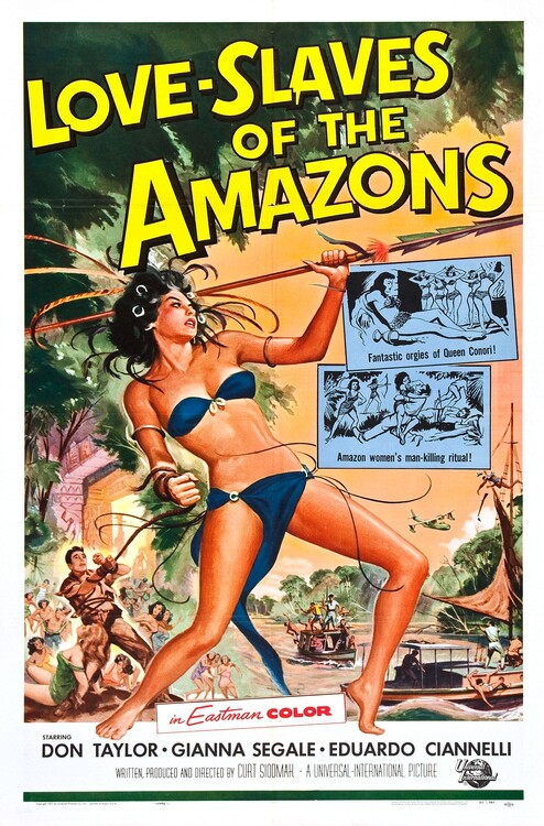 Poster Love Slaves Of Amazons