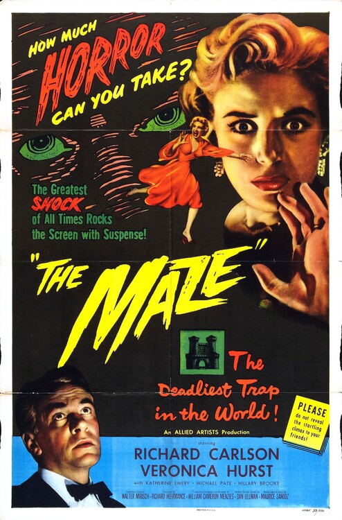 Plakát, Obraz - Maze 1953, 26.7 × 40 cm