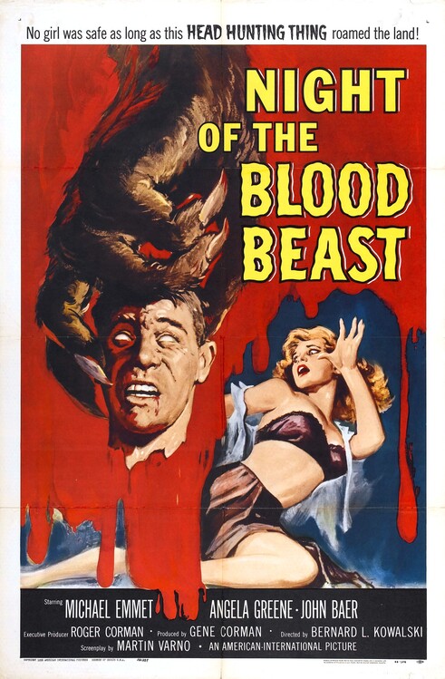 Canvas Print Night Of Blood Beast