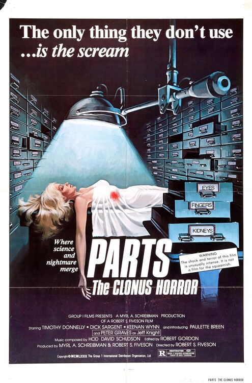 Bild auf Leinwand Parts Clonus Horror