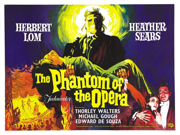 Obraz na plátně Phantom Of Opera 1962 04