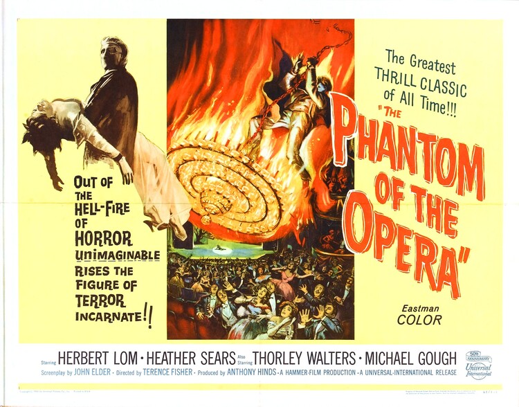 Vászonkép Phantom Of Opera 1962 02