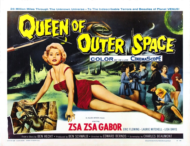 Plakát Queen Of Outer Space 02