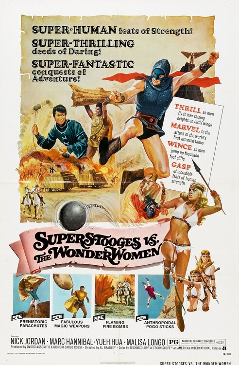 Poster Super Stooges Vs Wonder Women