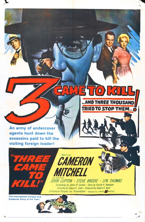 Poster Three Came To Kill