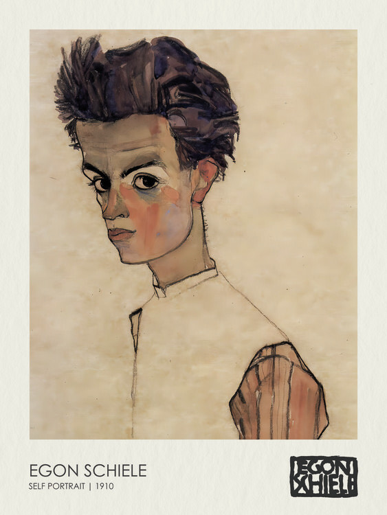 Canvas Print Self Portrait (1910)