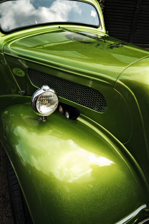 Plakát Custom Green Ford Popular