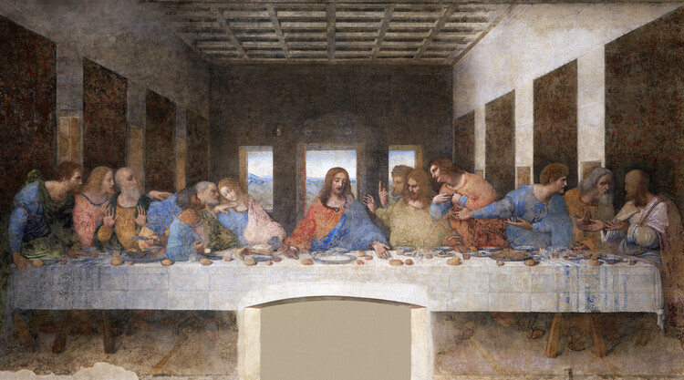 Poster The Last Supper, 1495-97 (fresco)