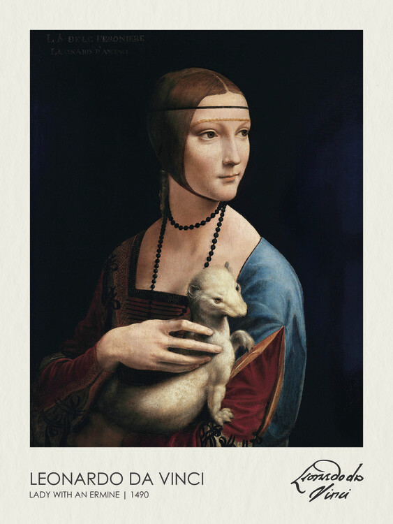 Poster The Lady with an Ermine (1490)