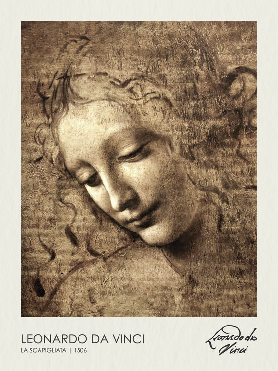 Canvas Print La Scapigliata (1506)