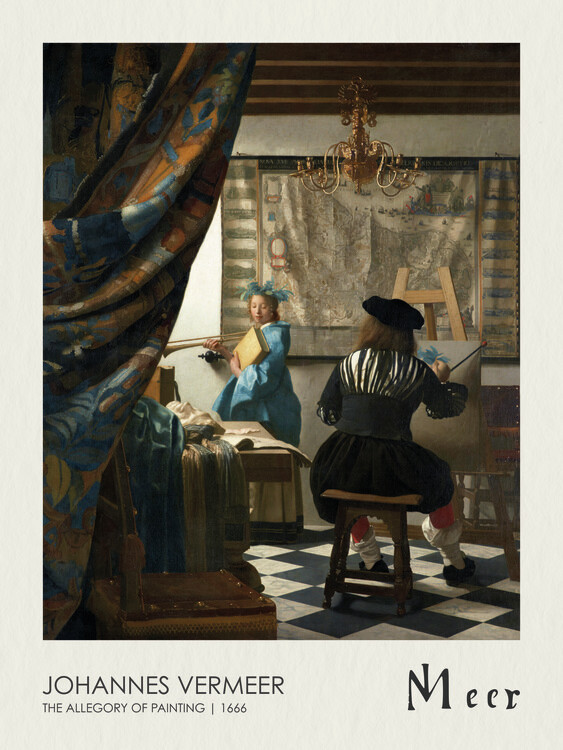 Plagát The Allegory of Painting (1666)