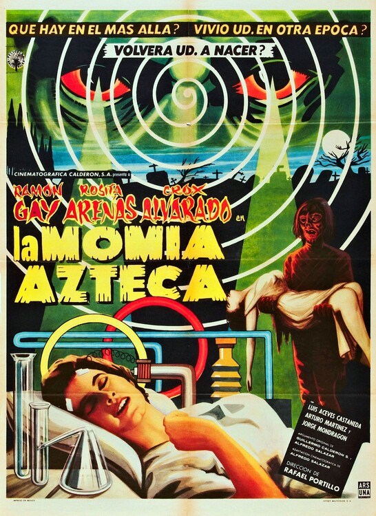 Bild auf Leinwand Attack Of Aztec Mummy