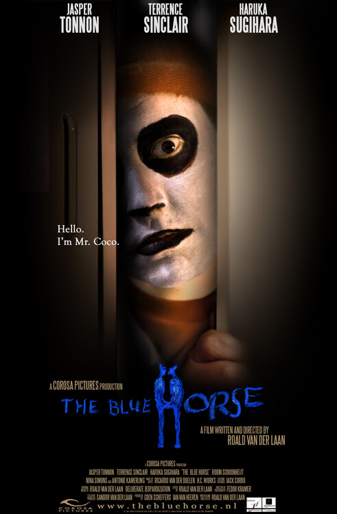 Poster Blue Horse 02