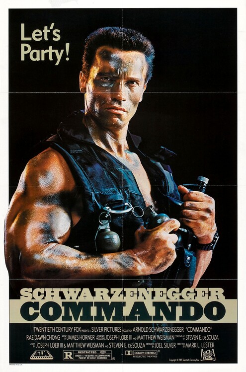 Canvas Print Commando 1985
