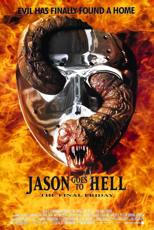 Canvas Print Jason Goes To Hell Poster 02