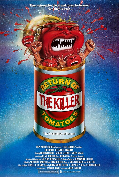 Canvas Print Return Of The Killer Tomatoes