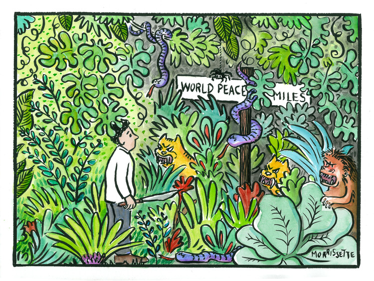Plakat World Peace Jungle