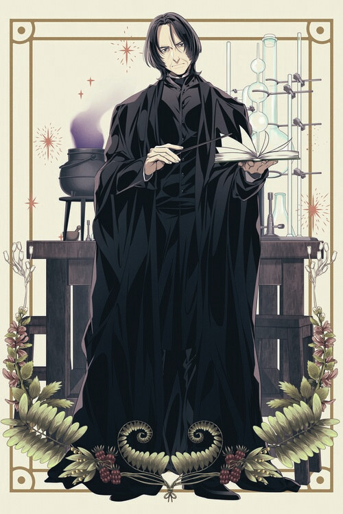 Plakat Harry Potter - Snape in his habitat
