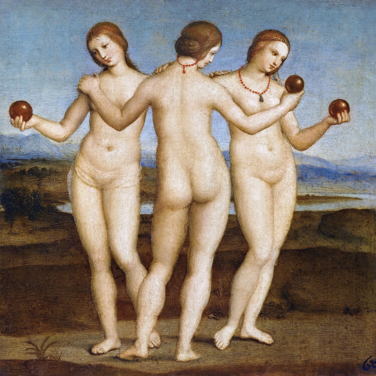 Canvas Print Three Graces (1503)