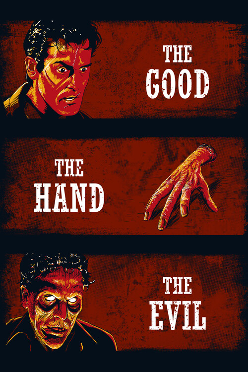 Poster The good the hand and the evil