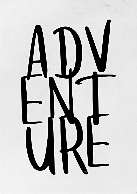 Плакат Adventure Quote