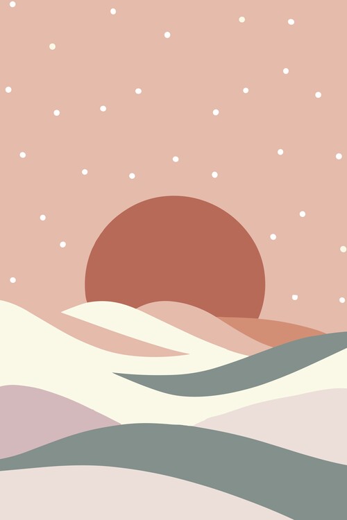 Plakat Soft Kiss on the Dunes