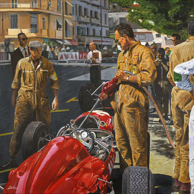 Poster Scuderia Ferrari 1963 Monaco GP