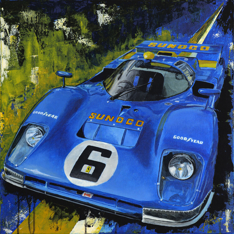 Poster Ferrari 512M 1971