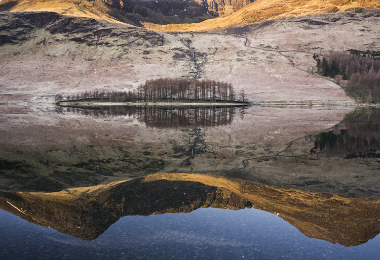 Poster Buttermere sunrise reflections