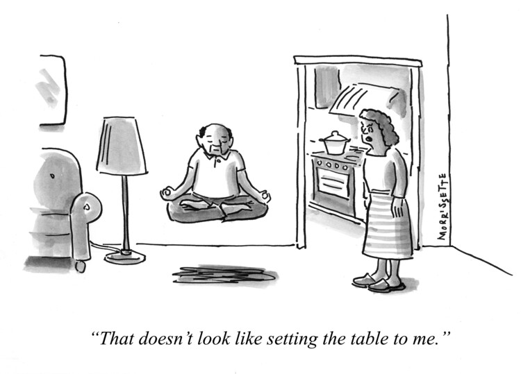 Poster Levitating Husband