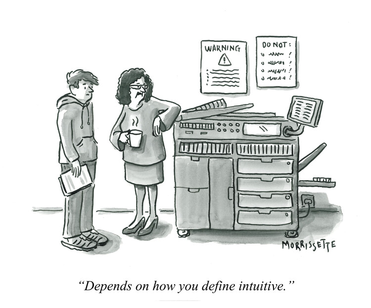 Poster Copy Machine Confusion