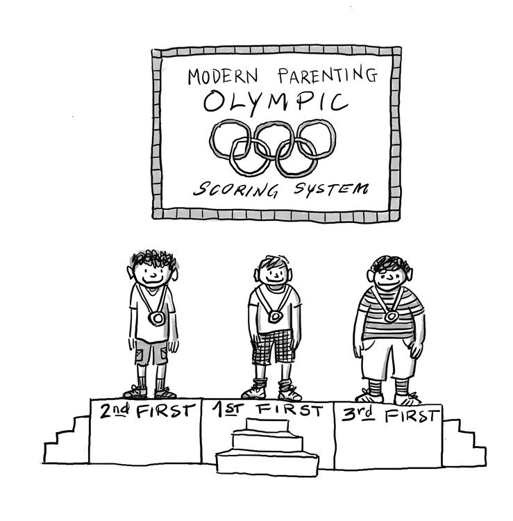 Poster Olympic Podium for Kids