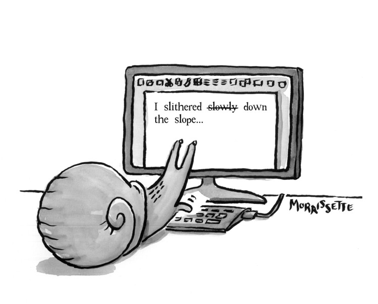 Плакат Snail Writer