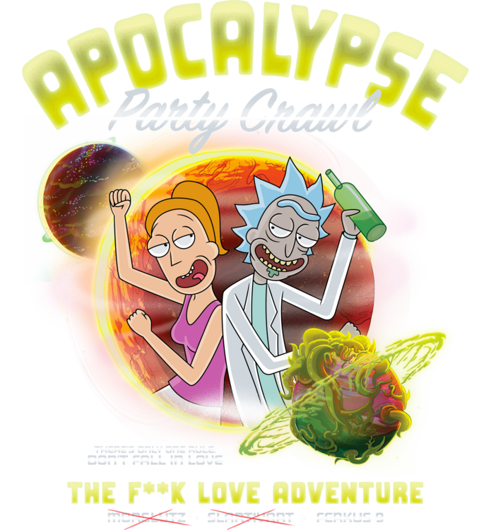 T-shirt Rick and Morty - Apocalypse